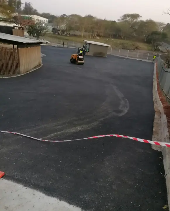 Yards and parking by Ngubane Contractors