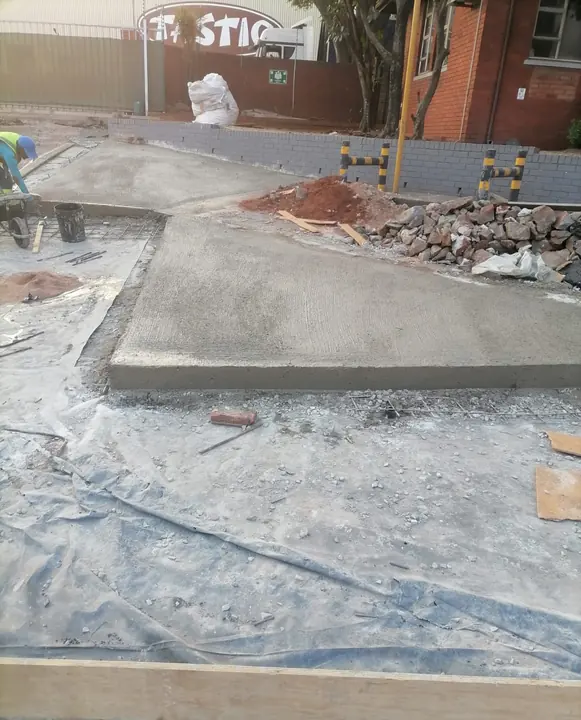 Foundations and floors by Ngubane Contractors
