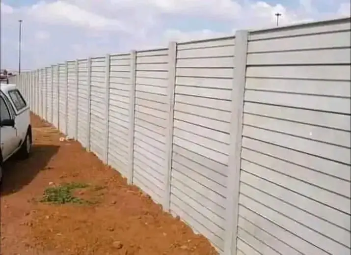 Precast concrete walls by Ngubane Contractors