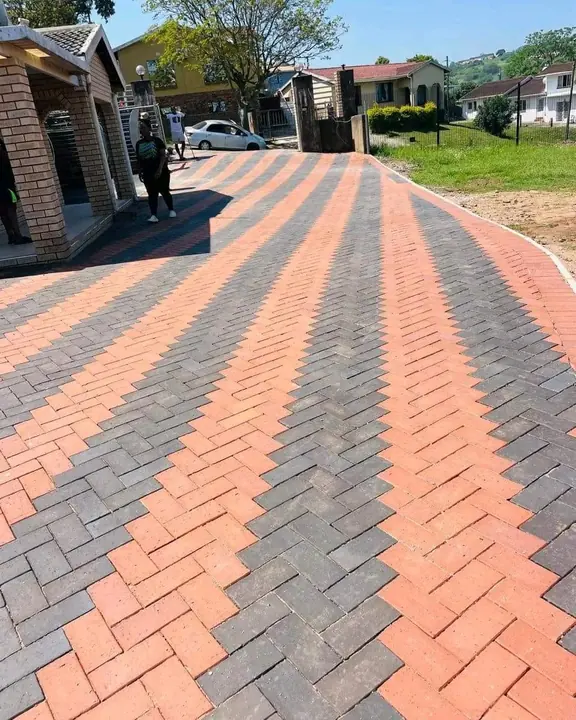 Herringbone driveways by Ngubane Contractors