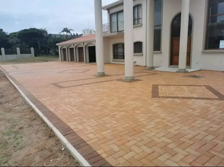 Forecourts with borders by Ngubane Contractors
